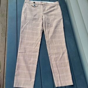 Mango Plaid Pants 8